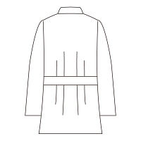 住商モンブラン ケーシー（レディス・長袖） 医務衣 医療白衣 ミント 5L 52-007（直送品）