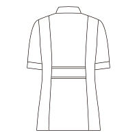 住商モンブラン レディスジャケット 白/ブルー LL 73-2064 1枚　スクラブ（直送品）