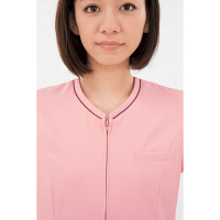 住商モンブラン レディスジャケット ピンク/ワイン 3L 73-2072 1枚　スクラブ（直送品）