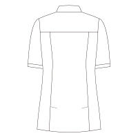 住商モンブラン レディスジャケット 白/ブルー LL 73-2084 1枚　スクラブ（直送品）