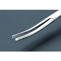 エスコ 130mm [曲]ロックピンセット EA595LA-31 1セット(5本:1本×5個)（直送品）