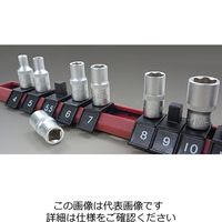 エスコ 1/4”DRx300mm ソケットホルダー EA617-22 1セット(5個)（直送品）