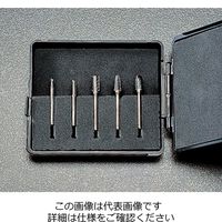 エスコ 5本組/3mm軸 ロータリーバーセット EA819CX 1組（直送品）