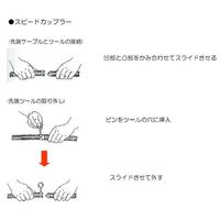 エスコ ケーブル取外し・ピンキー EA340RV-2 1セット(10個)（直送品）