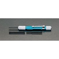 エスコ [+ ー]ドライバー・精密用(ビット収納型/青) EA552B-3 1セット(4本)（直送品）