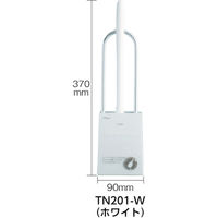 アイセン aisen ckトイレブラシケース付 W TN201-W 1個(1セット) 764-4167