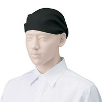 KAZEN バンダナキャップ APK470-5 ブラック F APK470-5-F 1個