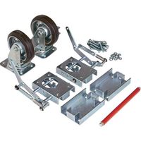 トラスコ中山 TRUSCO プレス製台車 ドンキーカート300番用 ブレーキ自在車輪付 300NJB 1台 414-5275（直送品）