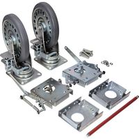 トラスコ中山 TRUSCO プレス製台車 ドンキーカート500番用 ブレーキ自在車輪付 500NJB 1台 414-5569（直送品）