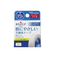スリーエム ジャパン 3M ネクスケア 肌にやさしい不織布テープ 白 11mmX6.5m MPW11 1巻 769-8429