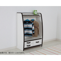 充英アート EVAハンガーラック HRJ-63HO 幅626mm オレンジ 1台　（直送品）