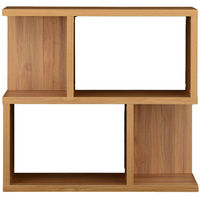 佐藤産業 ライクシェルフ（タイプS） 幅900×高さ840mm ダークナチュラル LK90-90S_DNA 1台　（直送品）