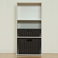 アイリスオーヤマ カラー編みバスケット KAB-38D 1セット(6個)