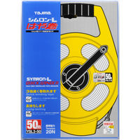 【巻尺】TJMデザイン　TAJIMA（タジマ）　シムロン-L　はや巻　幅13mm　長さ50m　YSL3-50　1個