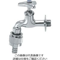 エスコ PJ 1/2” 自動接手付横水栓(寒冷地共用) EA468CD-4A 1個（直送品）