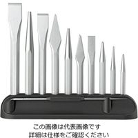 エスコ 10本組 ダガネ・ポンチセット EA572ZB-1 1セット（直送品）