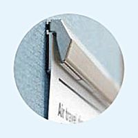 エスコ 210x16x31mm ペーパーロック(マグネット付) EA762FF-701 1セット(5個)（直送品）