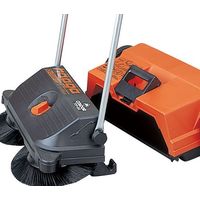 エスコ 740x760x900mm 手押しスイーパー EA899GR-2 1台（直送品）