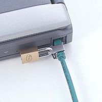 エスコ LANケーブルロック EA983TS-8 1セット(2個)（直送品）