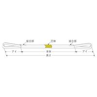 エスコ 65mmx3.0m/2.0ton ベルトスリング(耐熱型) EA981DB-3 1本（直送品）