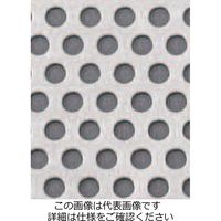 エスコ 914x457x1.0mm/5mmパンチングメタル(スチール製) EA952B-235 1枚（直送品）
