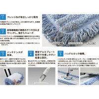 プロテックスレンダーモップ45　ブルー 1箱（1本入）　（直送品）