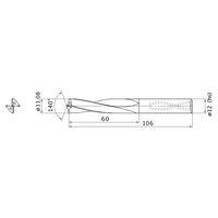 三菱マテリアル スーパーバニッシュドリル MAS1108MB:HTI10 1本（直送品）