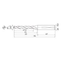 三菱マテリアル WSTARドリル MMS0300X3DB:DP7020 1本（直送品）