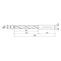 三菱マテリアル WSTARドリル MMS0560X5DB:DP7020 1本（直送品）