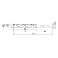 三菱マテリアル WSTARドリル MMS0970X3DB:DP7020 1本（直送品）