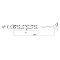 三菱マテリアル WSTARドリル MMS0990X3DB:DP7020 1本（直送品）