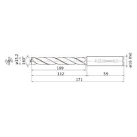 三菱マテリアル WSTARドリル MMS1520X5DB:DP7020 1本（直送品）