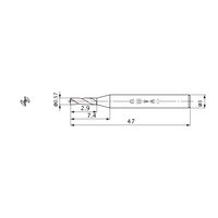 三菱マテリアル WSTARドリル MWS0057SB:VP15TF 1本（直送品）