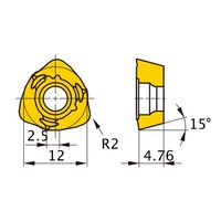 三菱マテリアル カッタ用インサート JDMT120420ZDSRーST:MP6120 1セット(10個)（直送品）