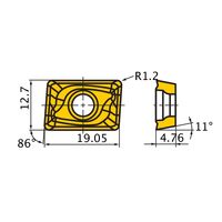 三菱マテリアル カッタ用インサート JPMX190412ーJM:VP15TF 1セット(10個)（直送品）