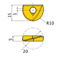 三菱マテリアル カッタ用インサート SRFT20:VP15TF 1セット(2個)（直送品）