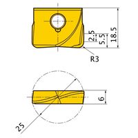三菱マテリアル カッタ用インサート SUFT25R30:VP15TF 1セット(2個)（直送品）