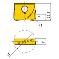 三菱マテリアル カッタ用インサート SUFT30R10:VP15TF 1セット(2個)（直送品）