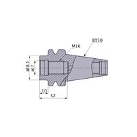 三菱マテリアル スクリューイン工具用アーバ SC32M16S10ーBT30 1個（直送品）