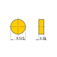 三菱マテリアル CBNインサート(ネガ) RNGN090300:MBS140 1個（直送品）