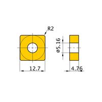 三菱マテリアル 旋削用インサート(ネガ) SNMG120420:UE6020 1セット(10個)（直送品）