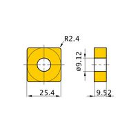 三菱マテリアル 旋削用インサート(ネガ) SNMM250924ーHX:UE6020 1セット(10個)（直送品）