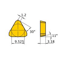 三菱マテリアル カッタ用インサート TPEN1603PPR:F7030 1セット(10個)（直送品）