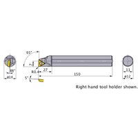 三菱マテリアル ディンプルバー FSTUP1412Rー11S 1個（直送品）
