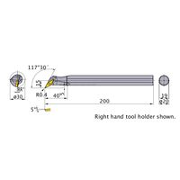 三菱マテリアル ディンプルバー FSVPB3020Rー11S 1個（直送品）