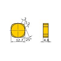 三菱マテリアル SMGバイト用インサート SNC43B2G:HTI10 1セット(10個)（直送品）