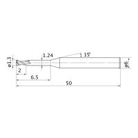 三菱マテリアル エムスターエンドミル MS2XL6D0130N065 1本（直送品）