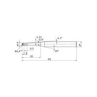 三菱マテリアル インパクトミラクルエンドミル VF3XBR0040T0054L016 1本（直送品）