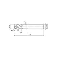 三菱マテリアル インパクトミラクルエンドミル VFHVRBD1000R05N050 1本（直送品）