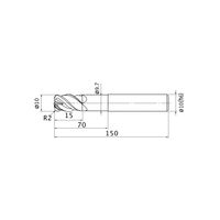 三菱マテリアル インパクトミラクルエンドミル VFHVRBD1000R20N070 1本（直送品）